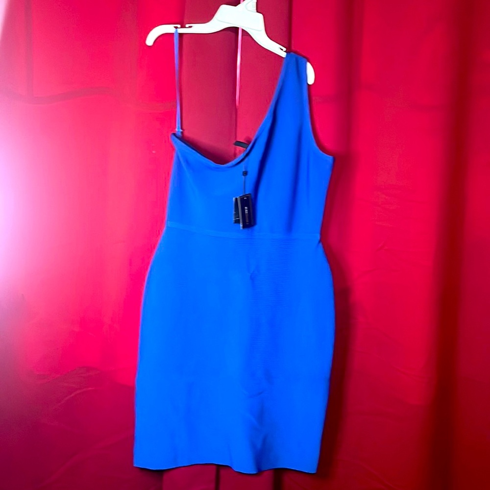 BCBG one shoulder dress